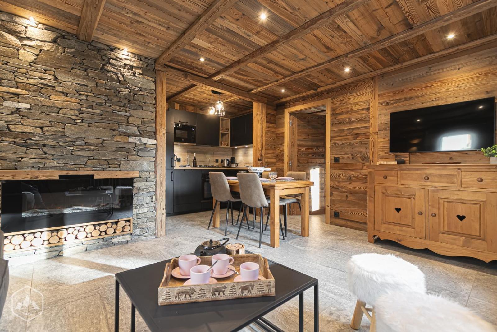 Chalet Les Cocales Residence Sejour Et Nuitees B&B - Appartement Pin Cembro เบส์ซองส์ ภายนอก รูปภาพ